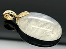 ANHÄNGER AUS 375/- GELBGOLD MIT RAINBOW MONDSTEIN (CA.20,7 ct.)