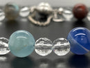 ARMBAND "SONNENSYSTEM" 925/-SILBER RHODINIERT MIT MULTI EDELSTEINE