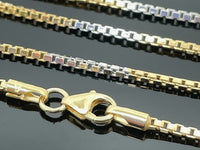 VENEZIANERKETTE AUS 585/- GOLD BICOLOR