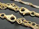SINGAPURKETTE+ARMBAND AUS 925/-SILBER VERGOLDET