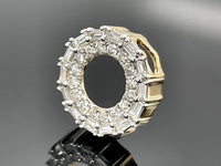 ANHÄNGER AUS 585/- GELBGOLD MIT DIAMANTEN ( GES.CA. 0,30 ct.)
