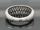 RING AUS 950/- PLATIN MIT BRILLANTEN (LR) AUS KANADA (GES.CA. 0,50 ct.)