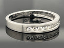 RING AUS 950/- PLATIN MIT BRILLANTEN (LR) AUS KANADA (GES.CA. 0,20 ct.)