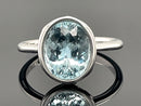 RING AUS 585/- WEIßGOLD SANTA MARIA AQUAMARIN (CA.3,20 ct.)