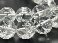 COLLIER 925/- SILBER RHODINIERT MIT BERGKRISTALL, HÄMATIT & SILBERELEMENT