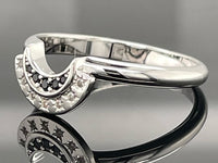 2-ER SET RING AUS 925/- SILBER BICOLOR MIT SPINELl & ZIRKON