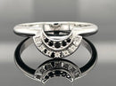 2-ER SET RING AUS 925/- SILBER BICOLOR MIT SPINELl & ZIRKON