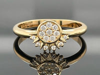 2-ER SET RING AUS 925/- SILBER BICOLOR MIT SPINELl & ZIRKON