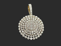 ANHÄNGER AUS 585/- GELBGOLD MIT DIAMANTEN ( GES.CA. 1,00 ct.)