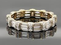 RING AUS 585/- GELBGOLD MIT DIAMANTEN  (GES.CA.1,50 ct.)