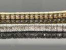 ARMBAND 585/- GELBGOLD MIT DIAMANTEN ( GES. CA. 2,00 ct.)