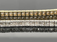 ARMBAND 585/- GELBGOLD MIT DIAMANTEN ( GES. CA. 2,00 ct.)