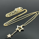 KETTE AUS 925/-SILBER GELVERGOLDET MIT ZIRKONIA