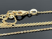 KETTE AUS 925/-SILBER GELVERGOLDET MIT ZIRKONIA