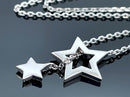 KETTE AUS 925/-SILBER RHODINIERT MIT ZIRKONIA
