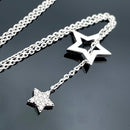 KETTE AUS 925/-SILBER RHODINIERT MIT ZIRKONIA