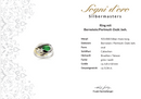 RING AUS 925/- SILBER BICOLOR MIT BERNSTEIN/PERLMUTT-DUBL. (CA. 0,36 ct.)
