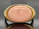 RING AUS 925/- SILBER BICOLOR MIT OPAL (CA. 7,58 ct.)