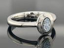 RING AUS 950/- PLATIN MIT OSMIUM