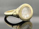 RING AUS 585/- GELBGOLD MIT BRILLANTEN (ges.ca. 0,12 ct.)