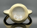 RING AUS 585/- GELBGOLD MIT BRILLANTEN (ges.ca. 0,12 ct.)