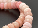 COLLIER 925/- SILBER VERG. MIT PINK OPAL & SÜßWASSERZUCHTPERLE