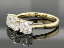 RING AUS 585/- GELBGOLD MIT BRILLANTEN (ges.ca. 1,50 ct.)