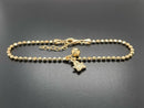 ARMBAND "RUF DEINEN ENGEL" AUS 925/-SILBER GELBVERGOLDET