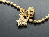 ARMBAND "RUF DEINEN ENGEL" AUS 925/-SILBER GELBVERGOLDET