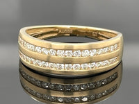 RING AUS 585/- GELBGOLD MIT BRILLANTEN LR (ges.ca. 0,50 ct.)
