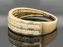 RING AUS 585/- GELBGOLD MIT BRILLANTEN LR (ges.ca. 0,50 ct.)