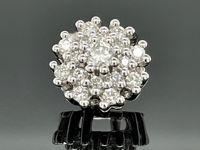 ANHÄNGER AUS 950/- PLATIN MIT BRILLANT LR (ges. ca.0,25 ct.)