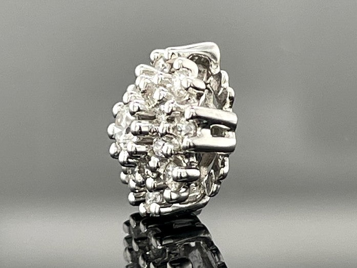ANHÄNGER AUS 950/- PLATIN MIT BRILLANT LR (ges. ca.0,25 ct.)