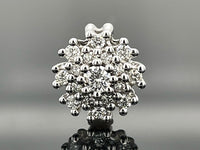 ANHÄNGER AUS 950/- PLATIN MIT BRILLANT LR (ges. ca.0,25 ct.)