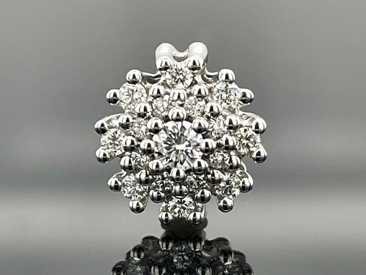 ANHÄNGER AUS 950/- PLATIN MIT BRILLANT LR (ges. ca.0,25 ct.)