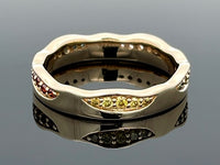 RING AUS 585/- GELBGOLD mit Multi Brillanten beh. (ca. 0,380 ct.)