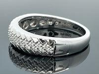 RING AUS 950/- PLATIN mit Brillanten (ca. 0,25 ct.)