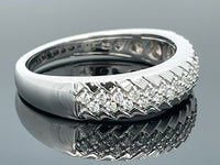RING AUS 950/- PLATIN mit Brillanten (ca. 0,25 ct.)