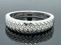 RING AUS 950/- PLATIN mit Brillanten (ca. 0,25 ct.)