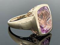 RING AUS 585/- GELBGOLD mit Kunzit