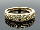 RING AUS 375/- GELBGOLD mit Turmalin (ca. 0,510 ct.)