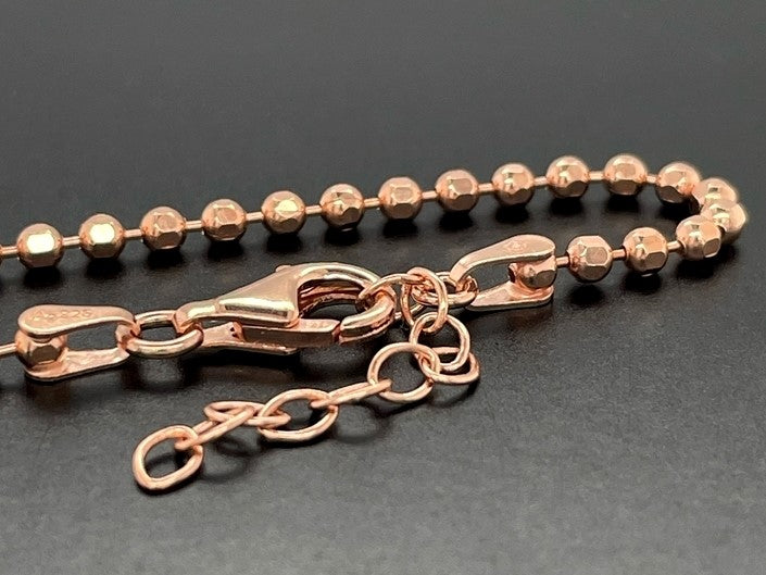 ARMBAND "RUF DEINEN ENGEL" AUS 925/-SILBER ROSÈVERGOLDET