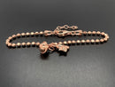 ARMBAND "RUF DEINEN ENGEL" AUS 925/-SILBER ROSÈVERGOLDET