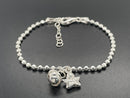 ARMBAND "RUF DEINEN ENGEL" AUS 925/-SILBERWEIß