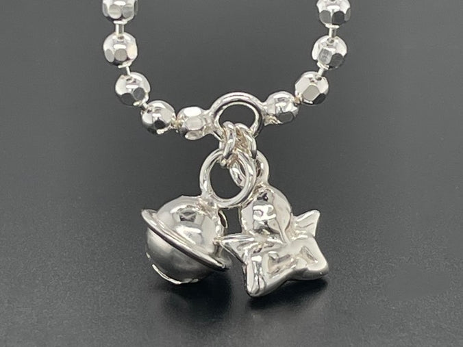 ARMBAND "RUF DEINEN ENGEL" AUS 925/-SILBERWEIß