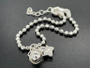 ARMBAND "RUF DEINEN ENGEL" AUS 925/-SILBERWEIß