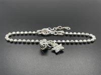 ARMBAND "RUF DEINEN ENGEL" AUS 925/-SILBERWEIß