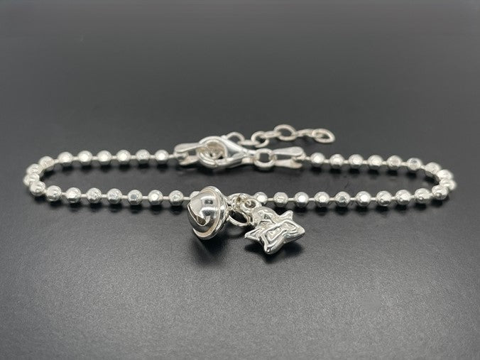 ARMBAND "RUF DEINEN ENGEL" AUS 925/-SILBERWEIß