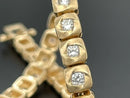 ARMBAND AUS 585/- GELBGOLD MIT BRILLANTEN LR ( GES. CA. 1,65 ct.)