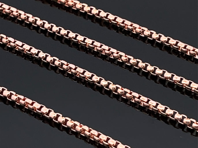 SLIDER Y-COLLIER 925/- SILBER ROSÈVERGOLDET MIT ZIRKONIA
